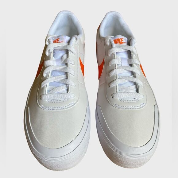 NEW Nike Court Shot Shoes Size Men's 10 Wm's 11.5 White Orange Low Top Sneakers - Picture 4 of 13
